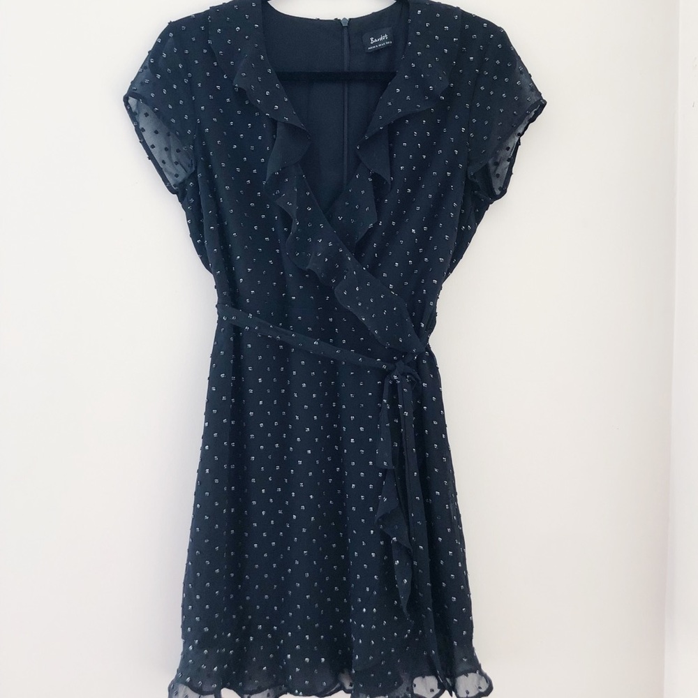 Polka Dot Wrap Dress